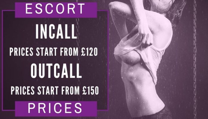 Escort prices for our incall and outcall services in Earls Court